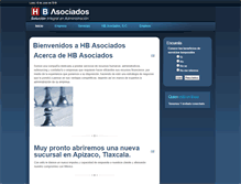 Tablet Screenshot of hbasociados.com